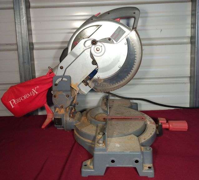 Performax 10" Compound Miter Saw has power Sherwood Auctions