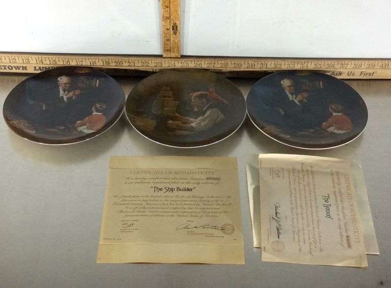 Bradford Exchange Decorative Plates Sherwood Auctions