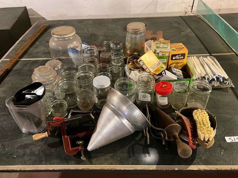 Canning Jars and Supplies Sherwood Auctions