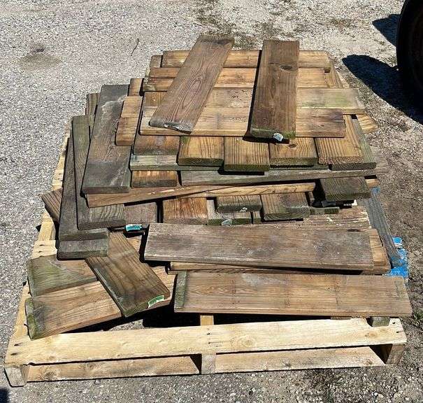 Pallet of Assorted Treated Wood For Landscaping Sherwood Auctions