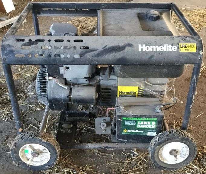 HomeLite 4400 Watt Generator Sherwood Auctions