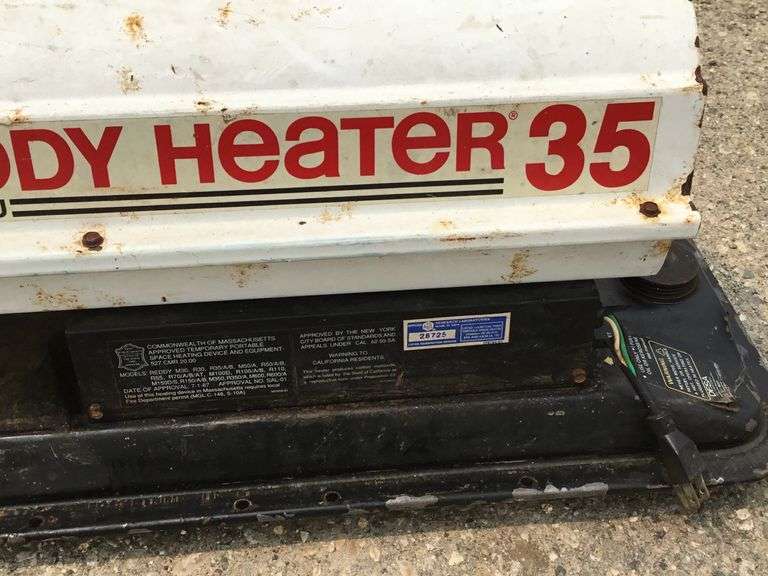 Reddy Heater 35,000 btu Sherwood Auctions