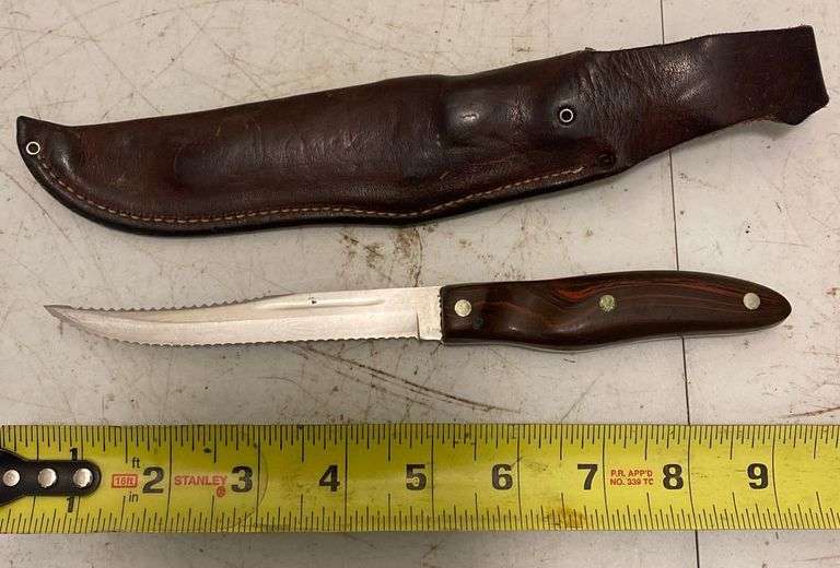 Vintage Cutco 1063 Fishing Knife w/ Sheath Sherwood Auctions