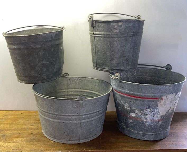 Galvanized Pails Sherwood Auctions