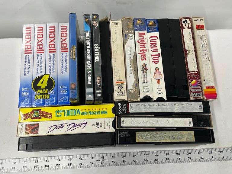 DVDs and VHS Tapes Sherwood Auctions