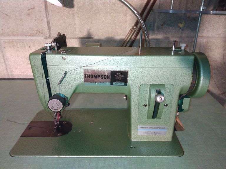 Thompson MiniWalking Foot Universal Sewing Machine Table (30" H, 48" L, 20" D) Sherwood Auctions