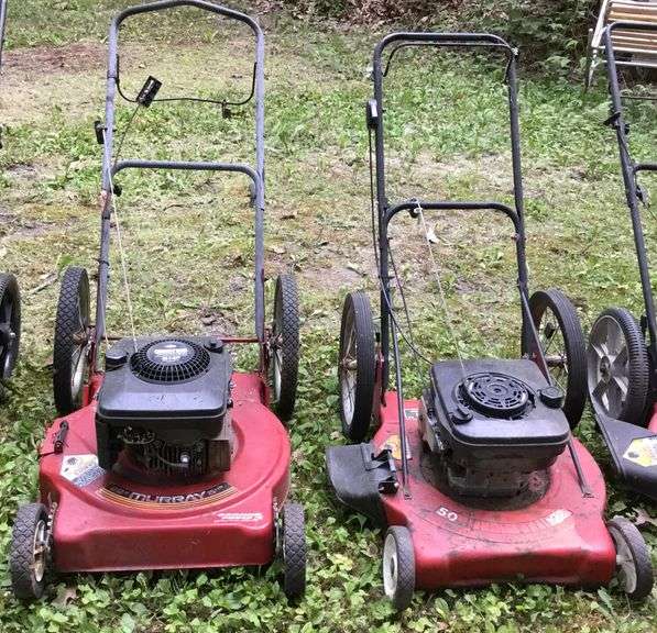 Murray and Western Auto Push Mowers Sherwood Auctions