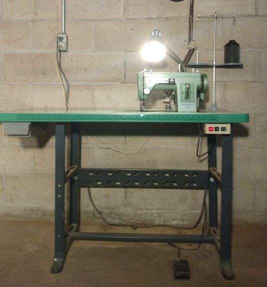 Thompson MiniWalking Foot Universal Sewing Machine Table (30" H, 48" L, 20" D) Sherwood Auctions