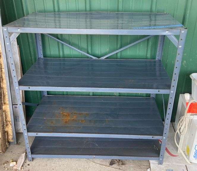 Tin Storage Rack Sherwood Auctions