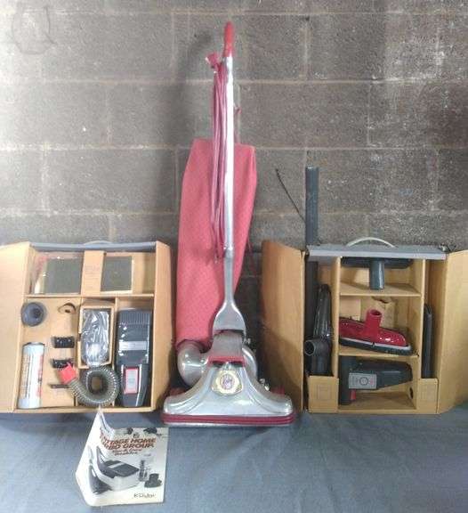 Classic Kirby Vacuum w/ Original Accessories has power Sherwood Auctions