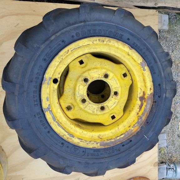 John Deere Garden Tractor Ag Tires Sherwood Auctions