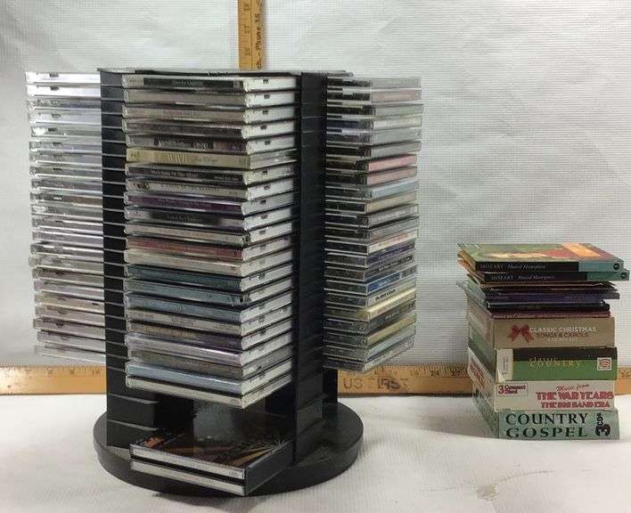 Variety Of CD And CD Stand Sherwood Auctions