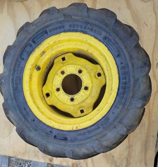 John Deere Garden Tractor Ag Tires Sherwood Auctions