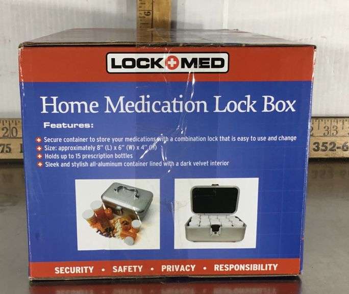 Home Medication Lock Box Sherwood Auctions