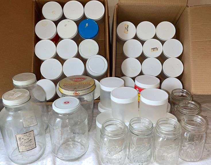 Containers for Freezer Jam, Glass Jars & 6 Ball Pint Jars Sherwood