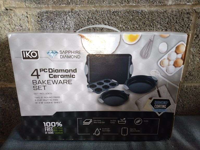 Black & Decker Lids Off Can Opener, IKO 4 PC Diamond Ceramic Bakeware