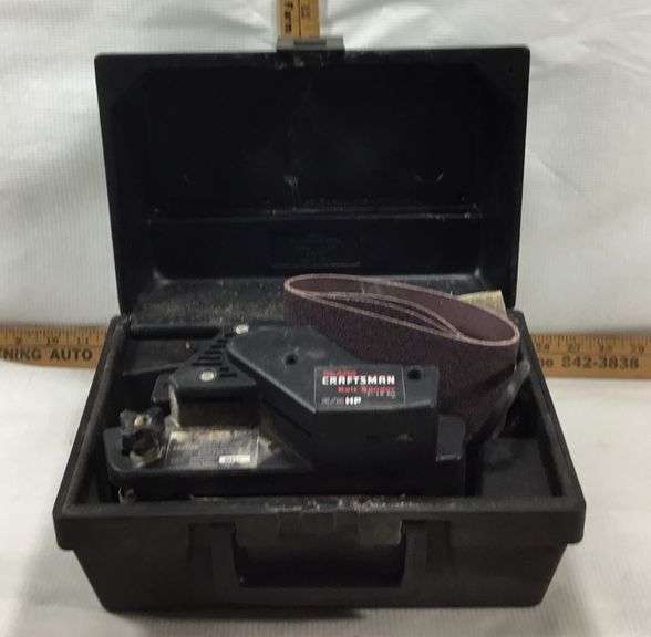 Craftsman Belt Sander Sherwood Auctions