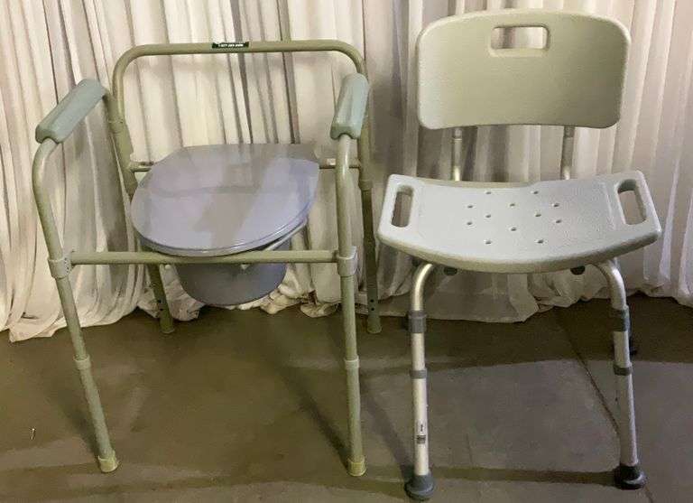 Portable Toilet & Shower Chair Sherwood Auctions