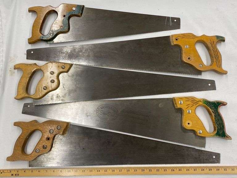Nicholson + Rancher Fine Cut Hand Saws Sherwood Auctions