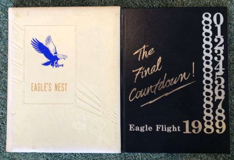 Fowler, MI High School Yearbooks (1960, 1962, 1964, 1965, 1968, 1989