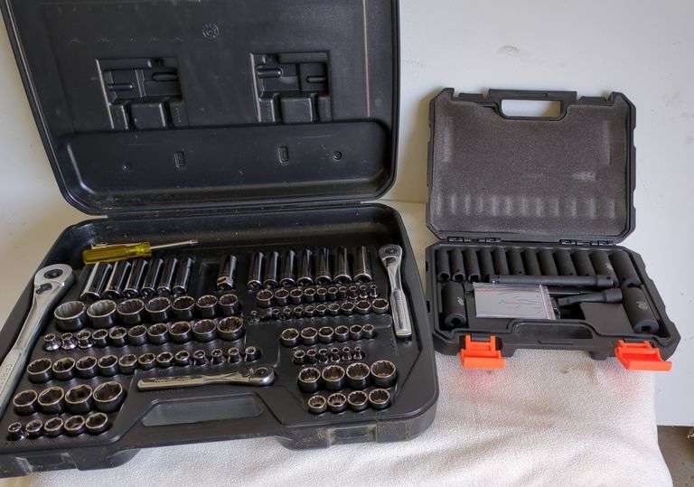 101 pc Craftsman Socket Set + Tackle Deep Well Socket Set Sherwood