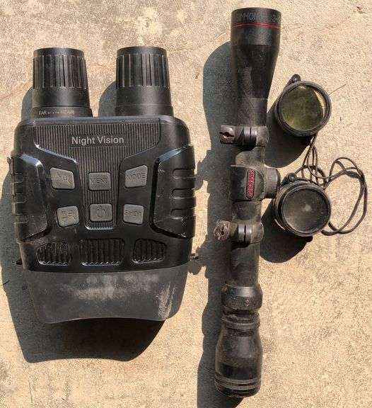 Simmons 39x32 Scope Model 99735 + Night Vision Binoculars Sherwood