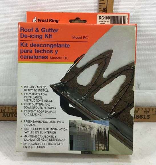 Roof And Gutter DeIcing Kit Sherwood Auctions