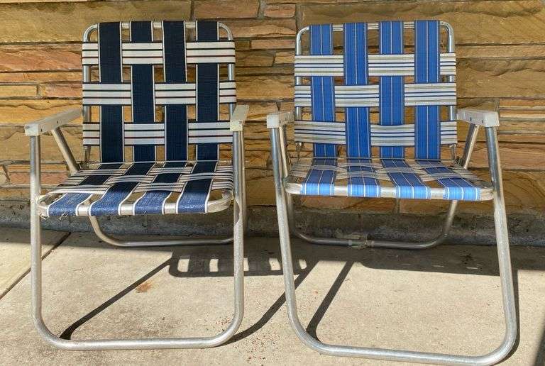 Aluminum bed Folding Chairs Sherwood Auctions