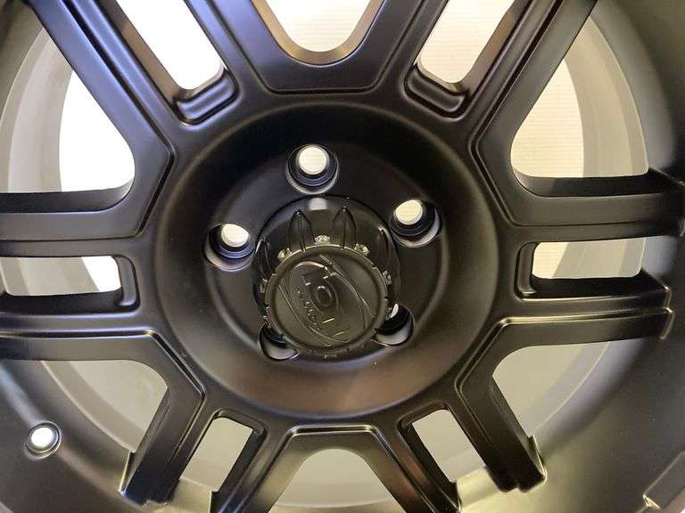 ION Matte Black Wheels (4)-Unused