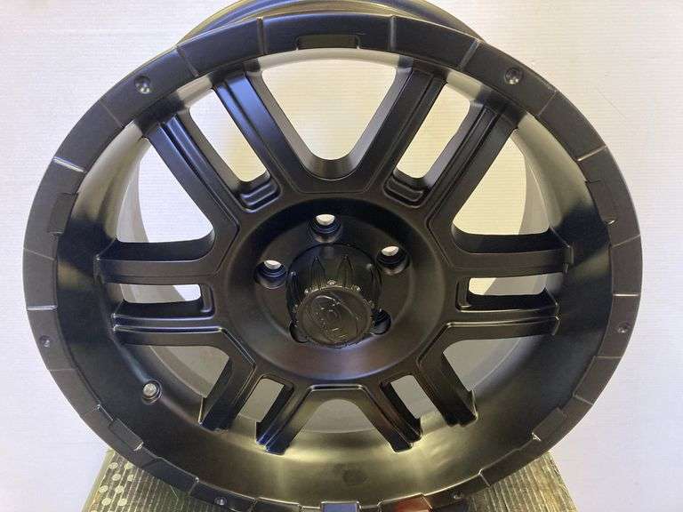 ION Matte Black Wheels (4)-Unused
