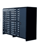 TMG Industrial 85" 35 Drawer Tool Storage Chest-Unused
