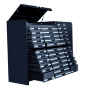 TMG Industrial 85" 35 Drawer Tool Storage Chest-Unused