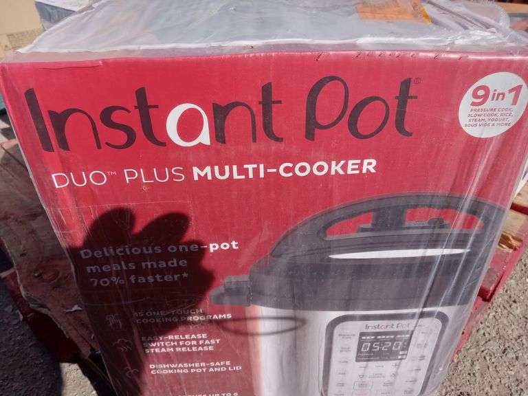 Instant Pot Duo Plus Multi Cooker Sierra Auction Management Inc