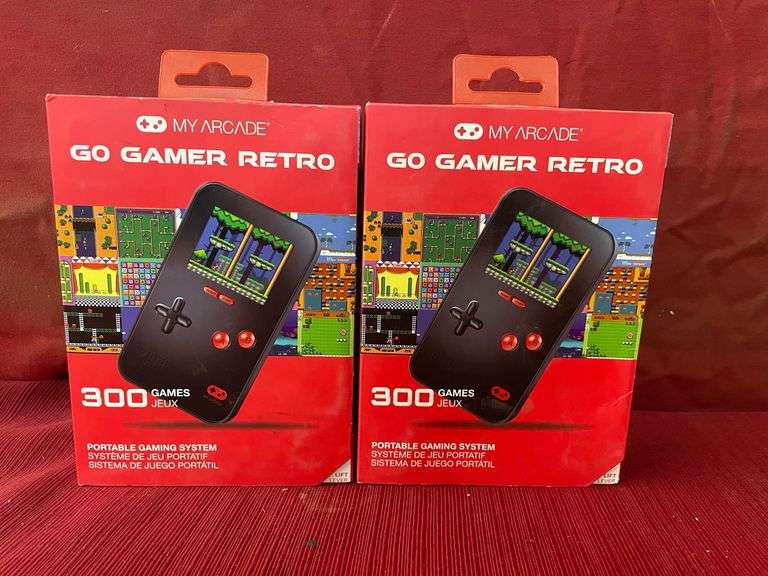2PC My Arcade Go Gamer Retro Portable Gaming Systems Sierra Auction