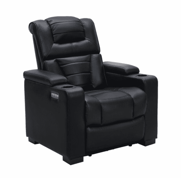 Abbyson Lexington Power Theatre Recliner (Black) Sierra Auction