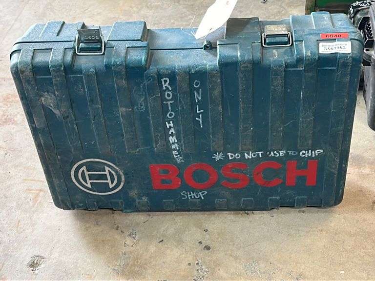 Bosch Hammer Drill Rh540M With Assorted Drill Bits And Case Sierra