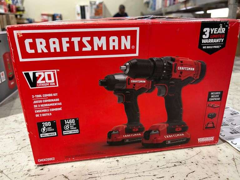 Craftsman Drill Combo Kit Sierra Auction Management Inc