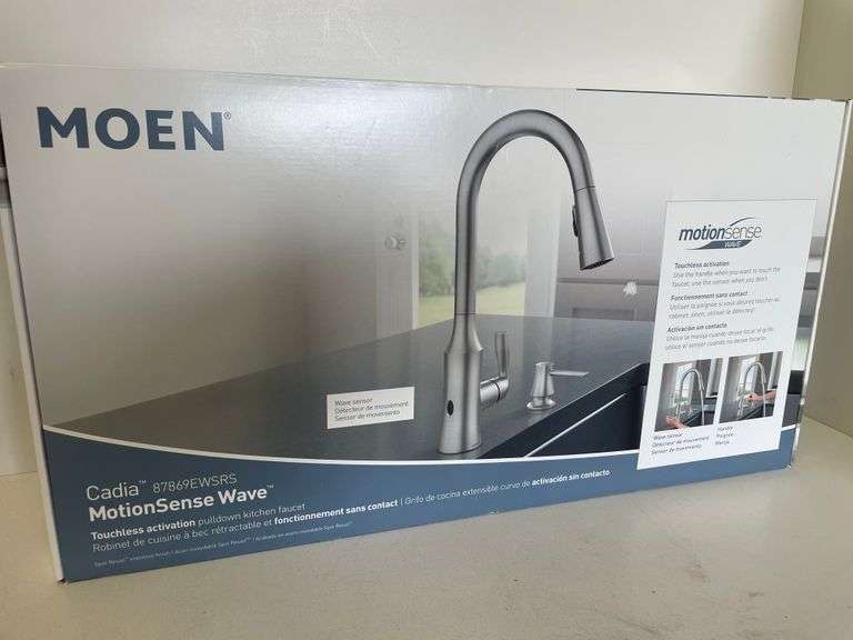 Moen Cadia Motionsense Touchless Activation PullDown Kitchen Faucet