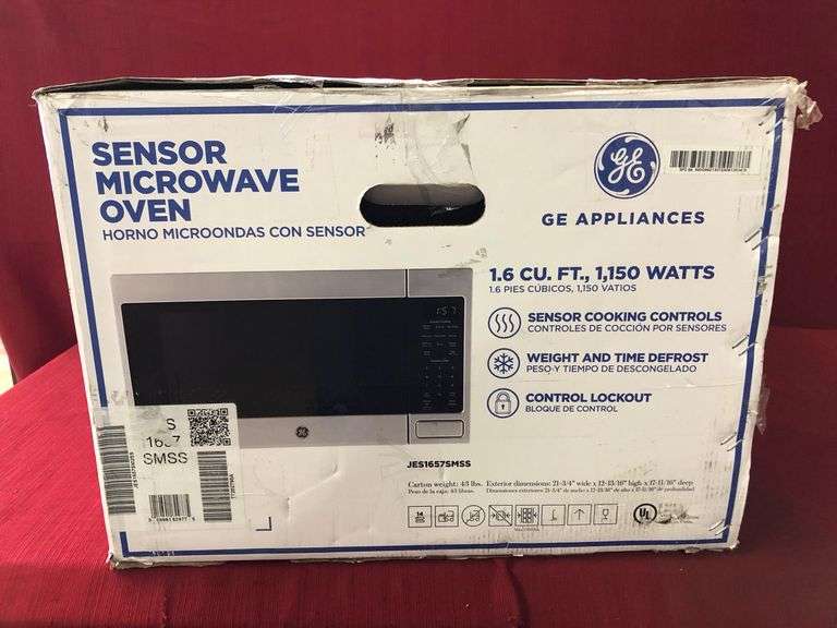GE Sensor Microwave Oven Sierra Auction Management Inc