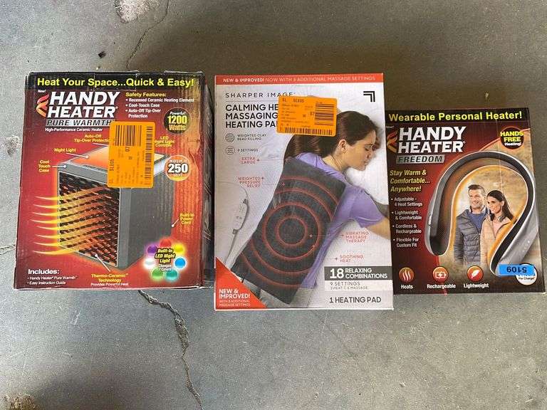 (1 Qty) Handy Heater Ceramic Pure Warmth Heater, (1 Qty) Handy Heater