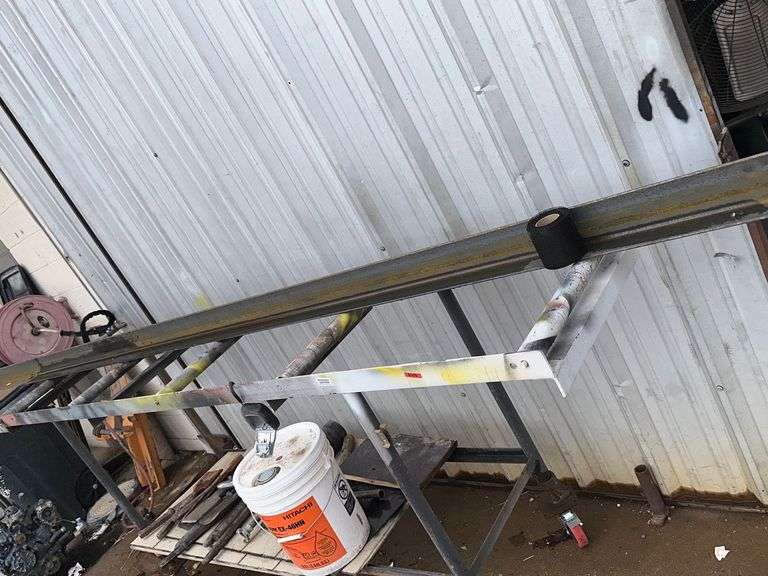 Jackhammer Attachments Spades, Chisels And Points, Rolling Saw Frame/Stand, Bucket Of Super Ex