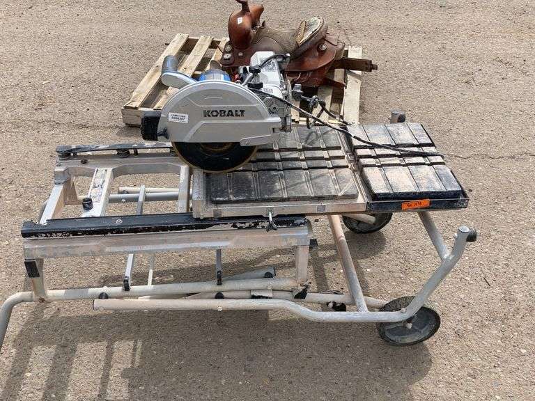 Kobalt Portable Tile Saw Sierra Auction Management Inc