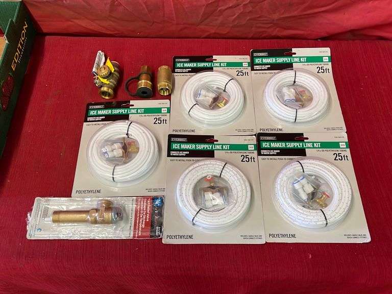 5PCS Ice Maker Supply Line Kit And Assorted Pipe Fittings Sierra