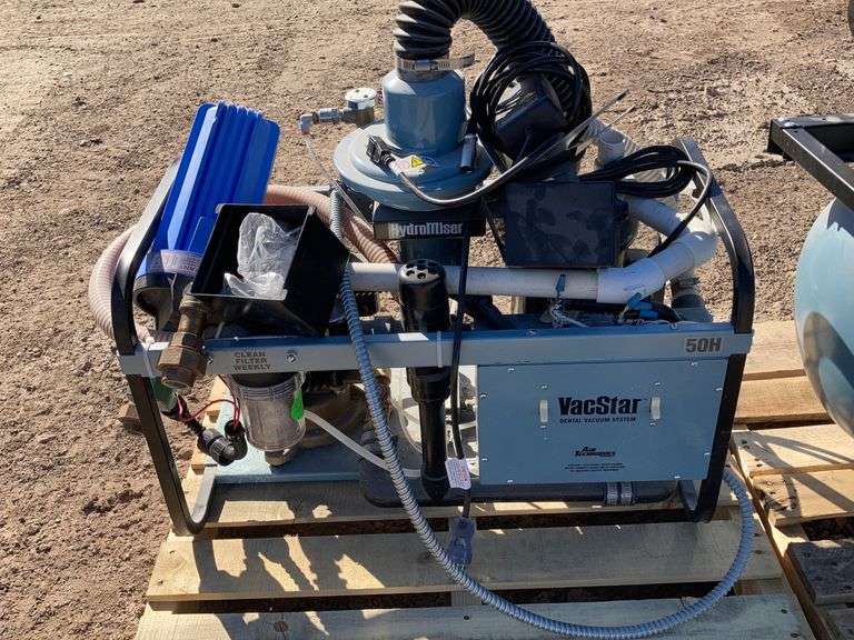 VacStar Dental Vacuum System, AirStar 50 Air Compressor Sierra