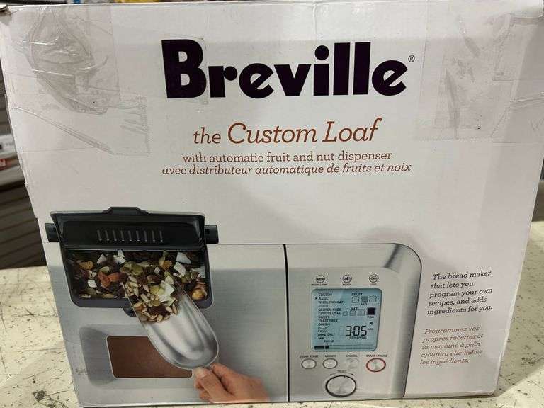 Breville Bread Maker ( as is ) Sierra Auction Management Inc