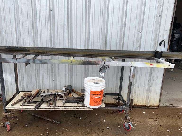 Jackhammer Attachments Spades, Chisels And Points, Rolling Saw Frame