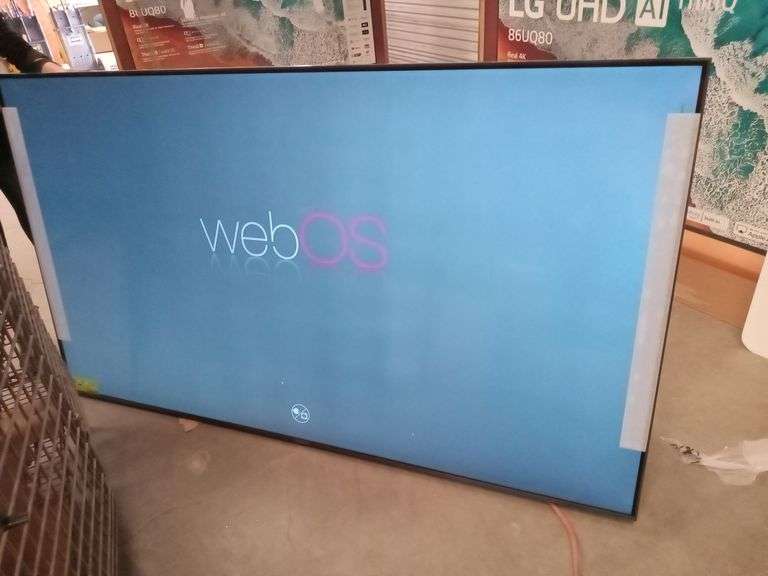 LG UHD 86in Al Thinq 86UQ80 TV Sierra Auction Management Inc