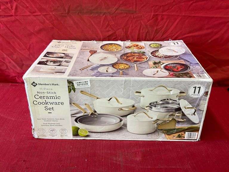 Members Mark 11-Piece Non-Stick Ceramic Cookware Set - Sierra Auction