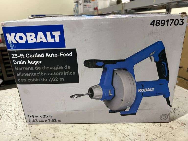 Kobalt Drain Auger Sierra Auction Management Inc