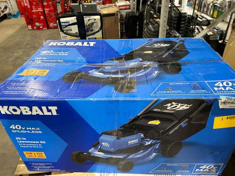 Kobalt 40 Volt Lawnmower Kit Sierra Auction Management Inc